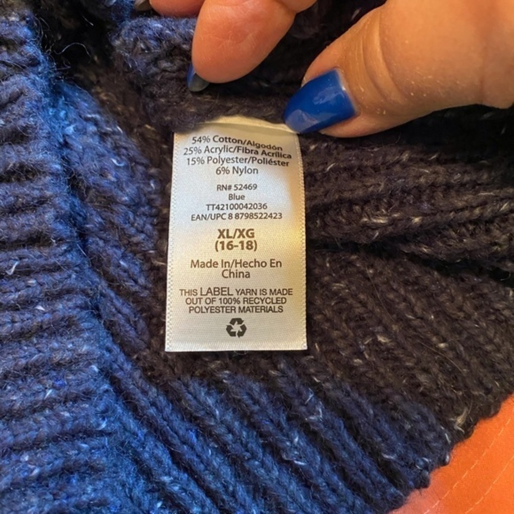 Chunky Sweater by Time and Tru Size XL - Picture 9 of 13